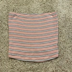 american eagle tube top kind of cropped
